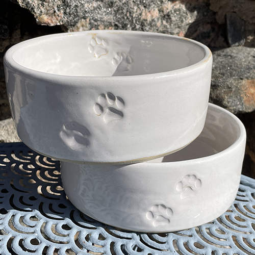 Hundskål keramik drejad tassar timmervikens keramik